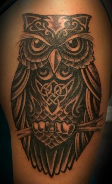 Owl Tattoo Thumbnail